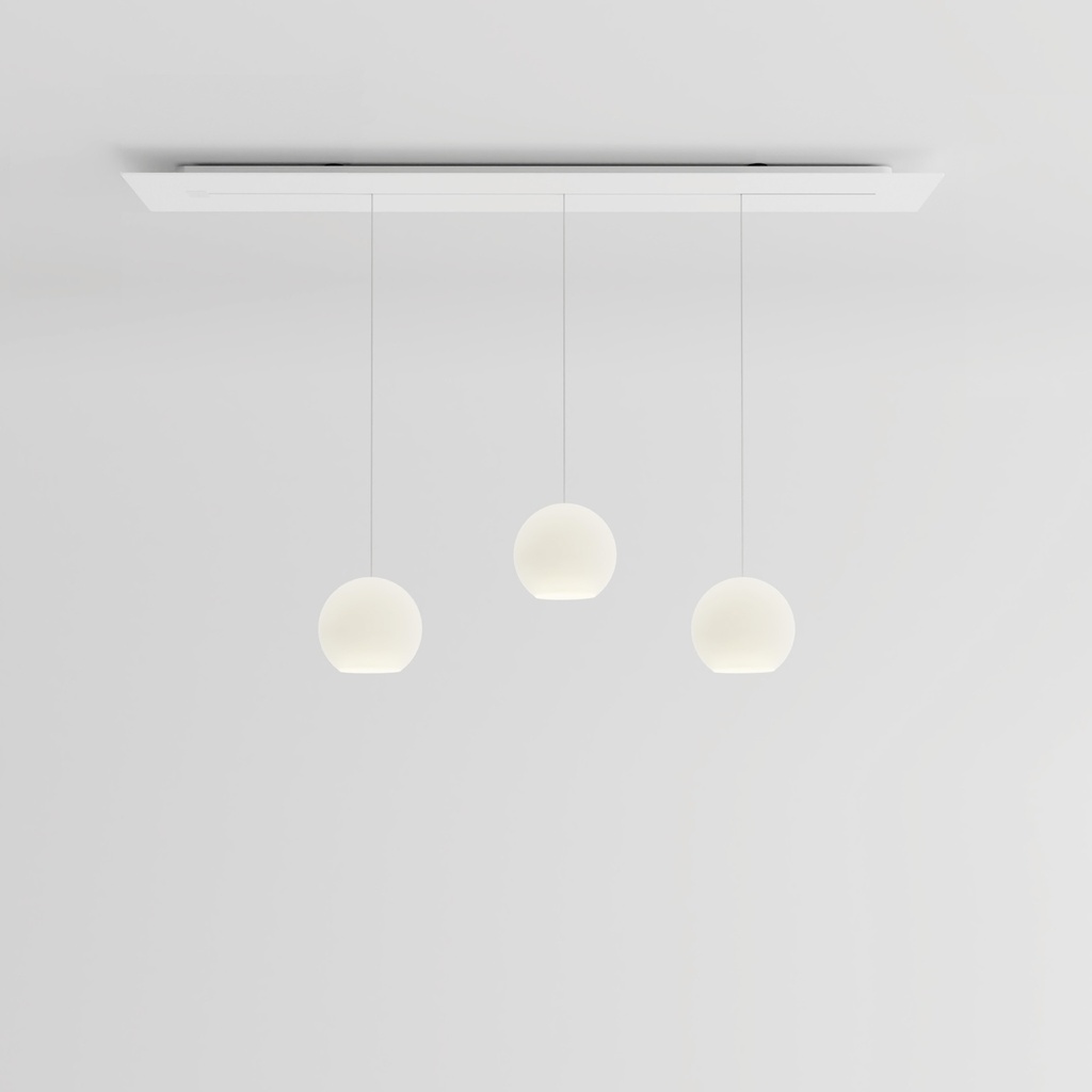 [KO3L-17-B150] KOS Trio Large Canopy with track (Stainless steel, Standard height, Canopy with track 150cm)